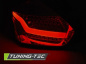 Mobile Preview: Voll LED Lightbar Design Rückleuchten für Ford Focus MK3 15-18 rauch mit dynamischem Blinker